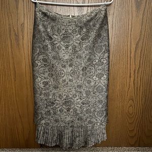 MaxMara Beige Midi Skirt